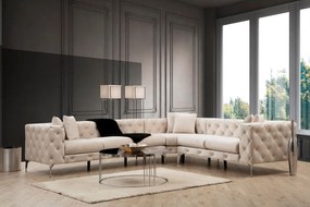 Sofá de Canto Como – Ecru – 310x70x270 cm