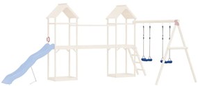 Assentos de baloiço com cordas 2 pcs 37x15 cm polietileno azul