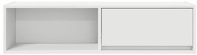 Móvel de TV 100x31x25,5 cm derivados de madeira branco