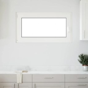 vidaXL Janela de porão "RISOR" 110x70 cm oscilobatente DIN esquerda antracite