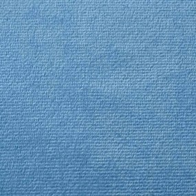 Sofá infantil de 2 lugares pelúcia azul