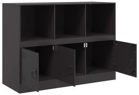 Aparador 99x39x73 cm aço preto