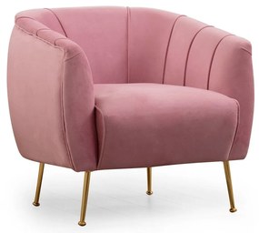 **** Cadeira Wing Istiridye – Rosa Acinzentado – 85x85x80 cm

**