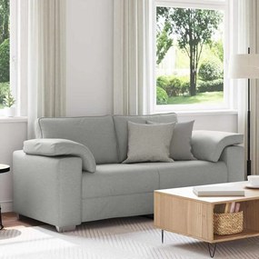 vidaXL Sofá Loveseat - Cinza Claro, 140 cm Tecido