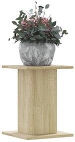 vidaXL Suportes p/ plantas 2 pcs 30x30x40 cm derivados madeira