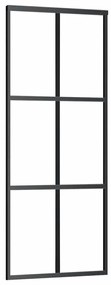 Porta deslizante c/ conj. ferragens 76x205cm vidro ESG/alumínio