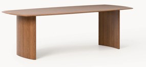 Mesa de jantar em madeira maciça de carvalho artesanal Chandler