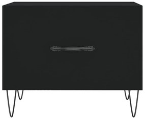 Mesa de centro 50x50x40 cm derivados de madeira preto