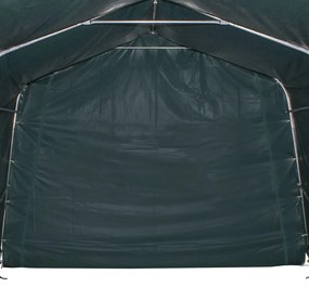 Tenda para gado removível PVC 550 g/m² 3,3x3,2 m verde escuro