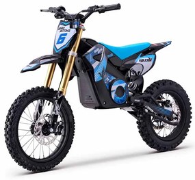 Moto elétrica de cross para crianças Motors Falcon 1600W Azul