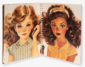 Livro de autocolantes cabeça para maquilhar Konges Slojd multicolor