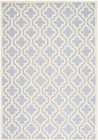 Tapete de lã artesanal de pelo curto Lola