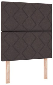 Estrutura de Cama vidaXL Castanho 80x200 cm em Tecido
