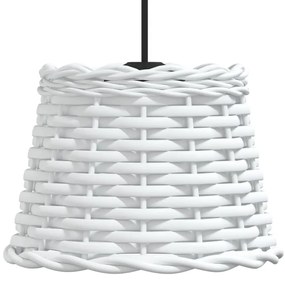 Abajur de teto Ø20x15 cm vime branco