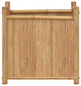 Vaso/floreira de jardim 50x30x50 cm bambu