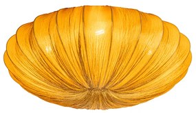 Candeeiro de teto design dourado 60 cm 5 luzes - Plu