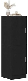 vidaXL Armário de cozinha 38x41,5x131,5 cm derivados de madeira preto