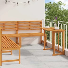 vidaXL Conjunto de Jantar de Jardim de 4 Peças em Madeira de Acácia