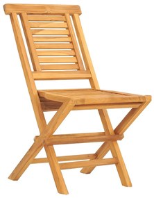 5 pcs conjunto de jantar p/ jardim madeira de teca maciça