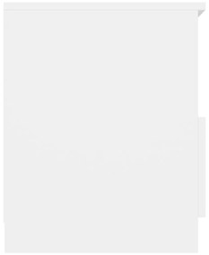 Mesas de cabeceira 2pcs 40x40x50 cm derivados de madeira branco