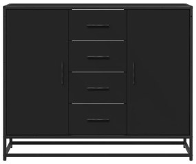 Aparador 92x35x76 cm derivados de madeira preto