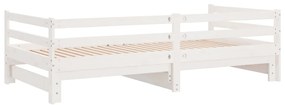 Estrutura sofá-cama de puxar sem colchão 90x190 cm branco