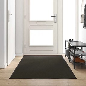 Capacho Rectangular vidaXL Preto 120x250 cm
