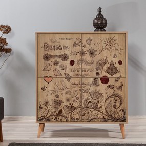 Armário Multiusos Multilux – Carvalho Sonoma – 95x111x36 cm