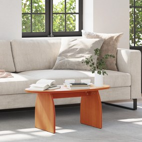 vidaXL Mesa de centro Castanho-mel 80 x 40 x 35 cm