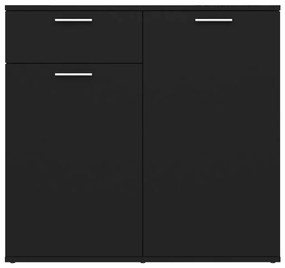 Aparador 80x36x75 cm derivados de madeira preto