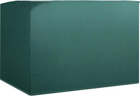 Outsunny Capa para Móveis de Jardim Capa Protetora para Baloiços de Exterior 3 Lugares Impermeável Zíper 215x155x150 cm Preto | Aosom Portugal