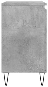 Armário casa de banho 58x33x60 cm deriv. madeira cinza cimento