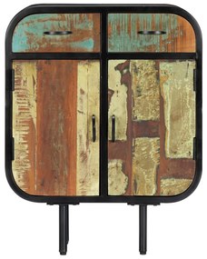 Aparador 60x30x75 cm madeira recuperada maciça