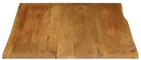 Tampo de mesa c/ borda viva 100x80x2,5 cm mangueira maciça