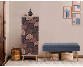 Conjunto de Mobiliário de Entrada Vegas – Sonomo Azul Escuro – Sapatei