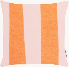 Capa de almofada decorativa em lã da Nova Zelândia Rough Stripe