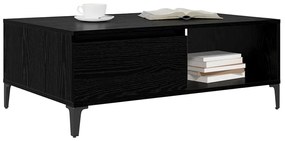 Mesa de centro Carvalho preto 90 x 60 x 35 cm
