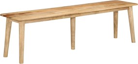 vidaXL Banco 160x40x45 cm madeira de mangueira maciça