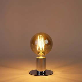 E27 Lâmpada LED regulável em 3 níveis G95 vidro fumê 5W 380 lm 2200K