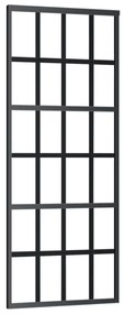 Porta deslizante c/ conj. ferragens 76x205cm vidro ESG/alumínio