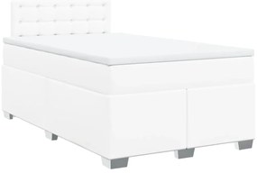 Cama com Molas/Colchão e Luzes Led - 120x200 cm -  Couro Artificial Br