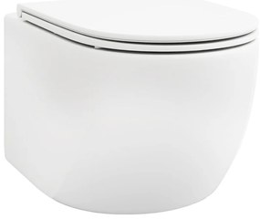 Sanita suspensa com sistema de dupla descarga, assento amplo e tampa removível 52,5 x 35,8 x 36 cm branco