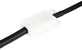 Candeeiro suspenso industrial redondo 25 W 40 cm E27 branco