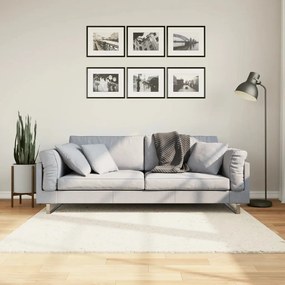 vidaXL Tapete de pelo curto OVIEDO 160x160 cm bege