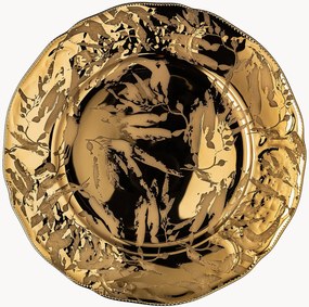 Prato marcador em porcelana Heritage Midas