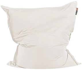 Pufe almofada creme claro 140 x 180 cm FUZZY Beliani