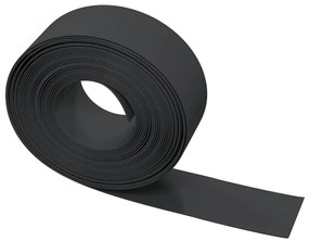 Bordas de jardim 2 pcs 10 m 20 cm polietileno preto