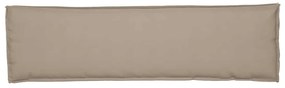Capa de Palete para Banco Taupe 140 x 40 x 8 cm em Tecido Oxford