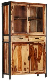 Armário alto 100x40x175 cm madeira de sheesham maciça