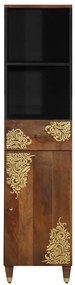 Sideboard 38x33x160 cm Madeira maciça de mangueira